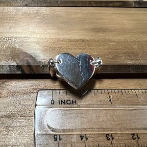Stainless Steel Heart Ring Size 5 1/4